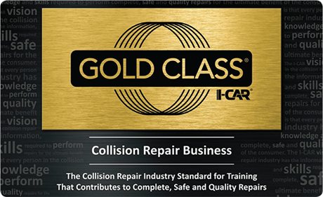 Gold Class Collision Repair Standard logo
